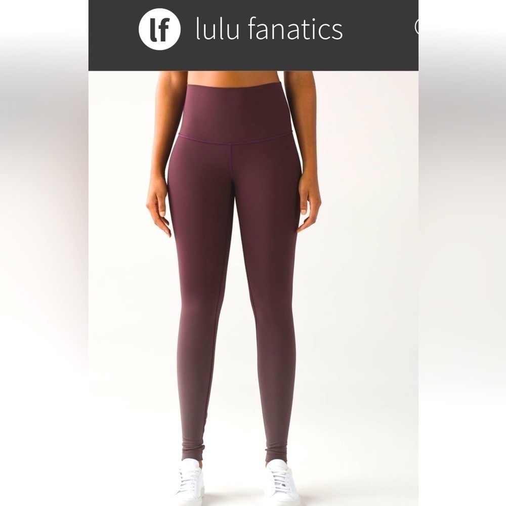 Lululemon Wunder Under Pant size 6 (ombré)